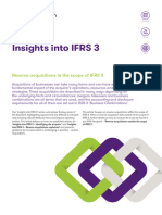 Reverse Acquisitions in The Scope of Ifrs 3