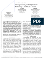 CNN Models Comparison For Lung Cancer Classification Using CT and PET Scans