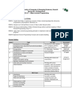 CS-217 - OOP - Course Outline - Spring 2021