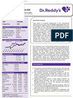 DR Reddy Equity Research Report