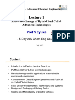 Lecture 1 - Introduction To Electrochemistry