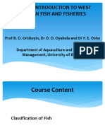 01 AFM 211 Introduction To West African Fish and Fisheries - Lecture 1