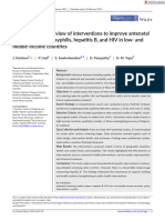 Rapid Systematic Review of Interventions To Improve Antenatal Screening Rates