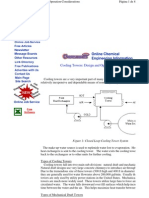 Cooling Towers Design and Operation Considerations