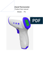 f1 Infrared Thermometer User Manual 1