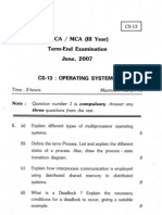 L-Eq L: Adca / Mca (Iii Year) Term-End Examination June, 2OO7