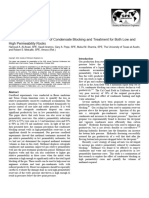 Laboratory Measurements of Condensate Blocking and Treatment For Both Low and High Permeability Rocks (00077546)