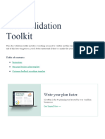 Growth Planning Idea Validation Toolkit