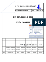 HFY-3800-0000-CIV-ITP-0009 - 1 ITP For Concrete - Code A