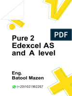 Pure 2 Edexcel Classified PastPapers