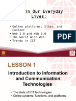 L1 Introduction To Information and Communication Technology