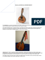 Rondalla Musical Instrument