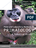 Field and Laboratory Methods in Primatology A Practical Guide