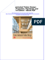 Ebook Download Cross-Laminated Timber Design: Structural Properties, Standards, and Safety 1st Edition - Ebook PDF All Chapter