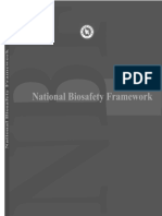 National Biosafety Framework - 2007