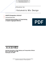 M 323 - Superpave Volumetric Mix Design