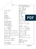 FE - MM III - List of Formulae-1