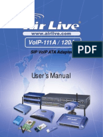 AirLive VoIP-111A 120A Manual