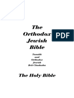 The Orthodox Jewish Bible