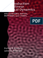 Irving R. Epstein, John A. Pojman - An Introduction To Nonlinear Chemical Dynamics - Oscillations, Waves, Patterns, and Chaos (Topics in Physical Chemistry) - Oxford University Press, USA