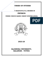 MSC Physics Syllabus