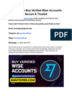 Top Sites To Buy Verified Wise Accounts (Personal and Business)