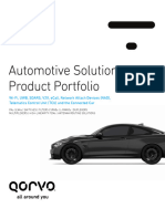 Qorvo Automotive Solutions Product Portfolio Brochure