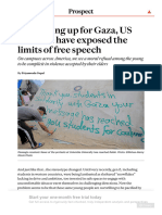 In Standing Up For Gaza, US Students Have Exposed The Limits of Free Speech