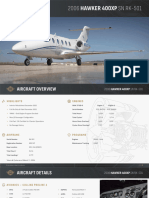 3 22 24 2006 Hawker 400XP SN RK 501 JetHQ Specs