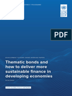 Undp Dfs Thematic Bonds and How To Deliver More Sustainable Finance in Developing Economies