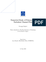 Bagheri F. 2010 Numerical Study of Polymers in Turbulent Channel Flow