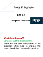 Computer System - DCS 1.2 Computer Literacy LES - 2