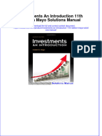 Full Download Investments An Introduction 11th Edition Mayo Solutions Manual All Chapter 2024 PDF