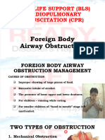 Module 14 Foreign Body Airway Obstruction