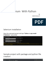 Python With Slenium