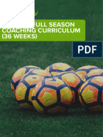 Football DNA U13 U16 Full Season Coaching Curriculum 36 Weeks