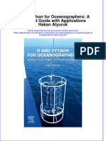 Full Download R and Python For Oceanographers: A Practical Guide With Applications Hakan Alyuruk File PDF All Chapter On 2024