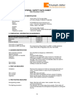 Material Safety Data Sheet: Date: November 5, 2013