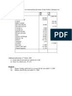 Trade Profit and Loss Quiz