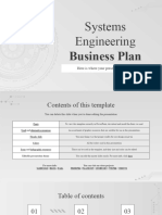 Systems Engineering Business Plan by Slidesgo