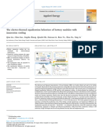 The Electro-Thermal Equalization Behaviors of Battery Modules With