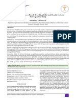 Association Between Mouth Breathing Habit and Dental Cariesa Retrospective