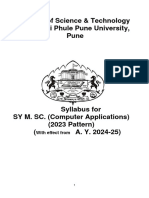 M.Sc. - II (Computer Application) (For Affilt. Colleges) - 01012024