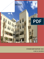 Patel Hospital Internship Report