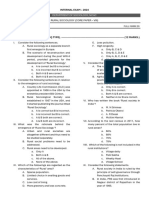 Rural Sociology MCQ