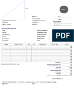 Printer Friendly II Invoice Template Word