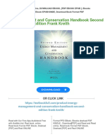 Instant Download Energy Management and Conservation Handbook Second Edition Frank Kreith PDF All Chapter