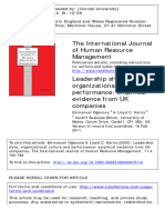 The International Journal of Human Resource Management