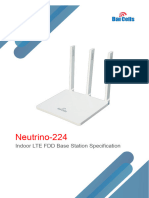 Baicells Neutrino-224 Indoor LTE FDD Base Station Specification-V1.1