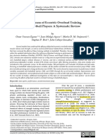 Effectiveness of Eccentric Overload Training in Basketball Players A Systematic Review